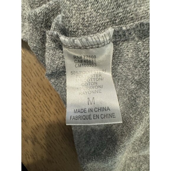 Chaser Women Size Medium I Love Tacos Gray Black T Shirt - Picture 6 of 8